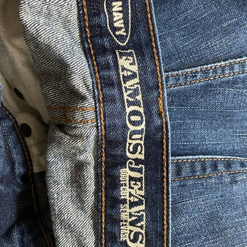 OLD NAVY MEN'S DENIM JEANS DARK WASH SIZE 34x30 BOOTCUT